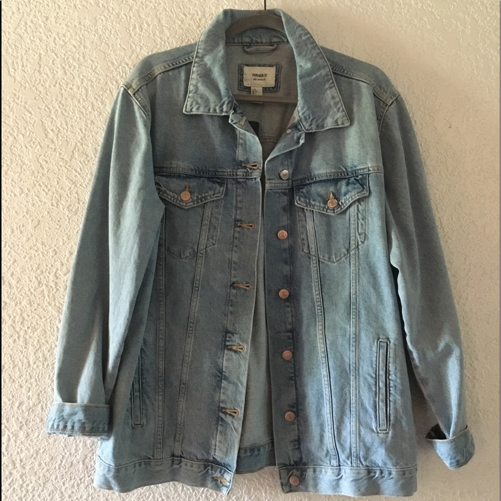 ❌SOLD❌ Forever 21 Womens Denim Jacket Light Wash